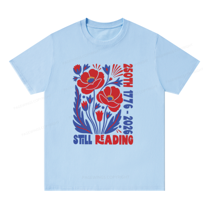 Pagewings Still Reading Bookish Unisex Classic T-shirt