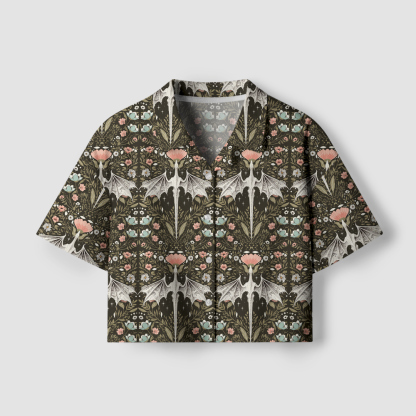 Pagewings Fantasy Books Dragons Women's Camp Shirt