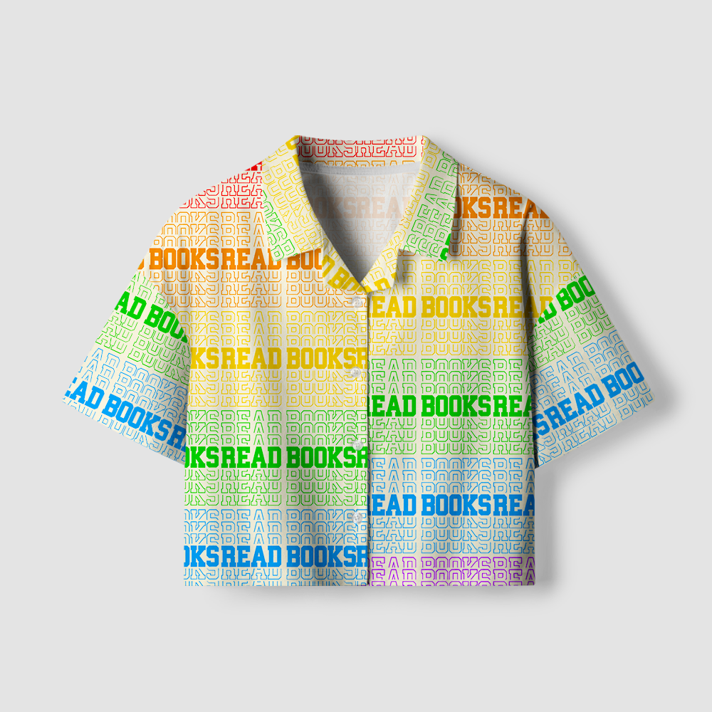 Pagewings Read More Books Women's Camp Shirt