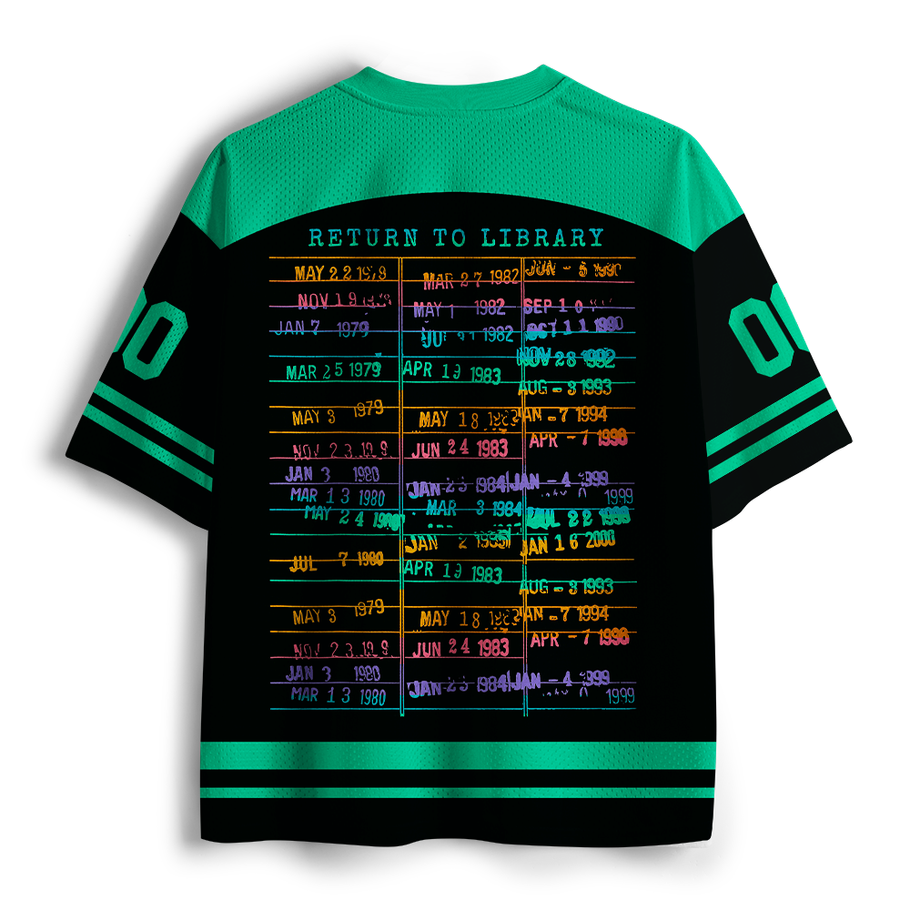 Pagewings Return To Library Unisex Mesh Jersey