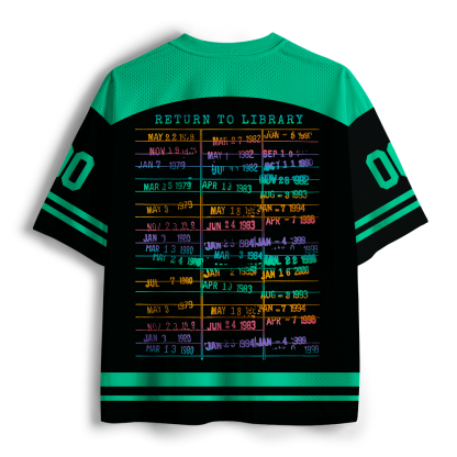 Pagewings Return To Library Unisex Mesh Jersey
