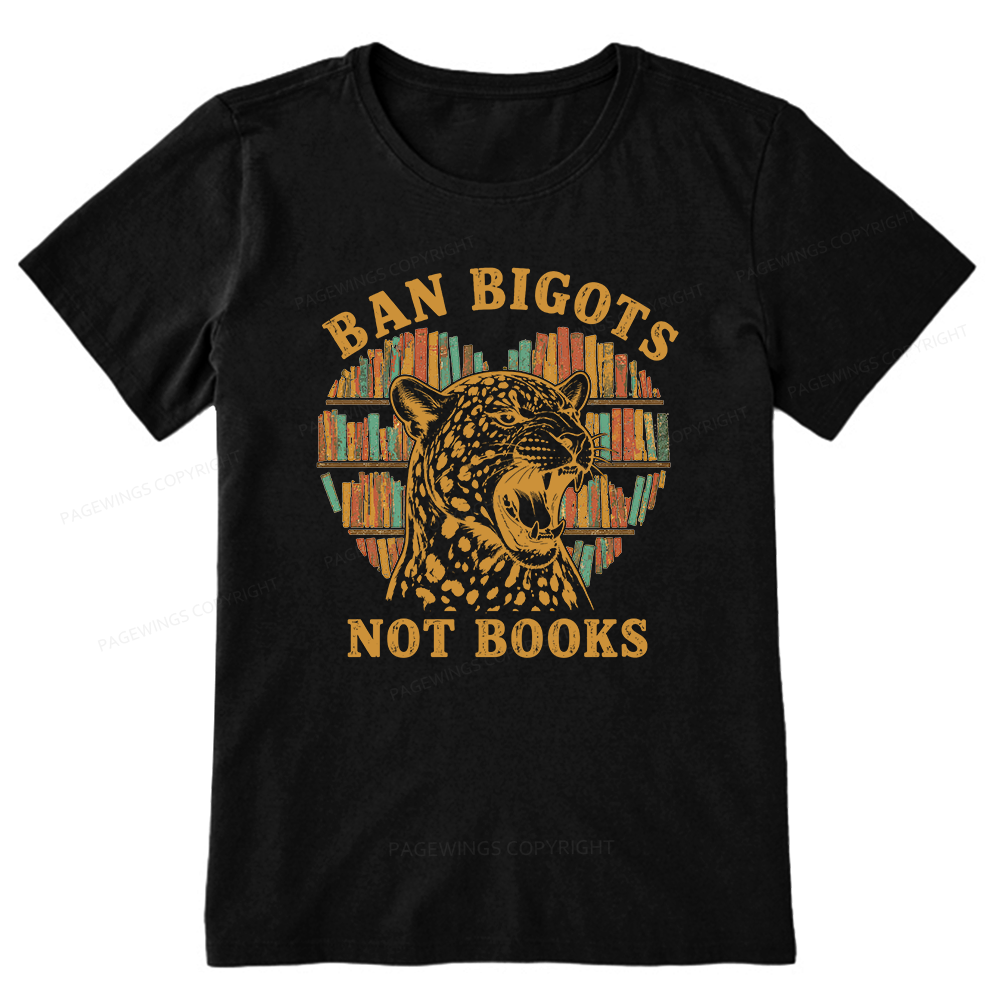 Pagewing Ban Bigots Not Books16084 Bookish Unisex Classic T-shirt