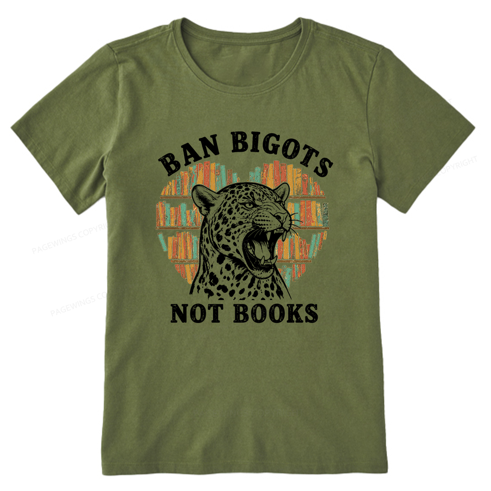 Pagewing Ban Bigots Not Books16084 Bookish Unisex Classic T-shirt
