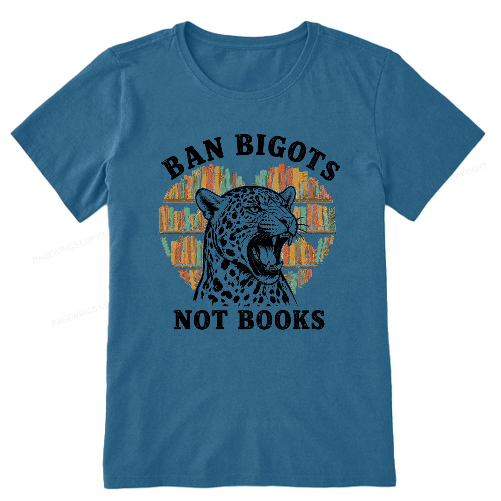 Pagewing Ban Bigots Not Books16084 Bookish Unisex Classic T-shirt