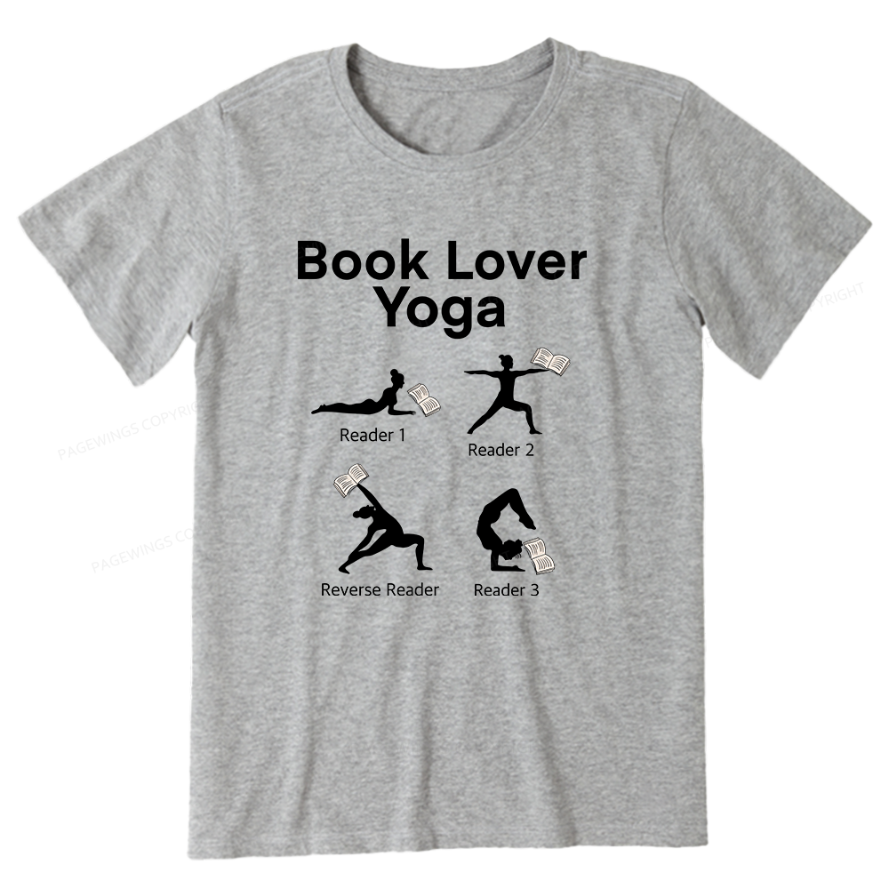 Pagewings Book Lover Yoga 11978 Bookish Unisex Classic T-shirt