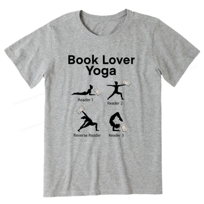Pagewings Book Lover Yoga 11978 Bookish Unisex Classic T-shirt
