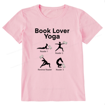 Pagewings Book Lover Yoga 11978 Bookish Unisex Classic T-shirt