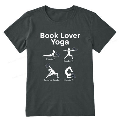 Pagewings Book Lover Yoga Bookish Unisex Classic T-shirt