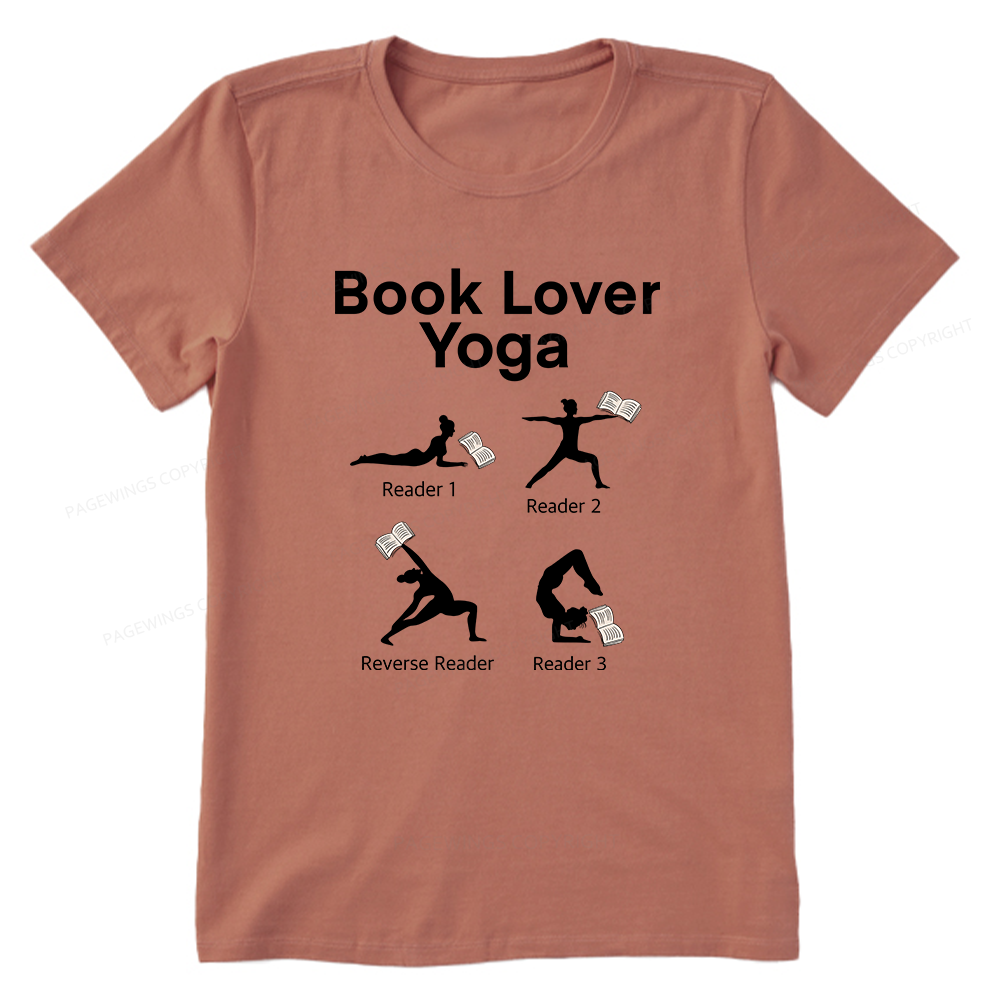 Pagewings Book Lover Yoga 11978 Bookish Unisex Classic T-shirt