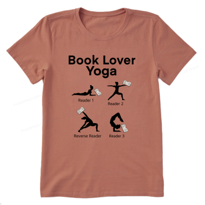 Pagewings Book Lover Yoga 11978 Bookish Unisex Classic T-shirt