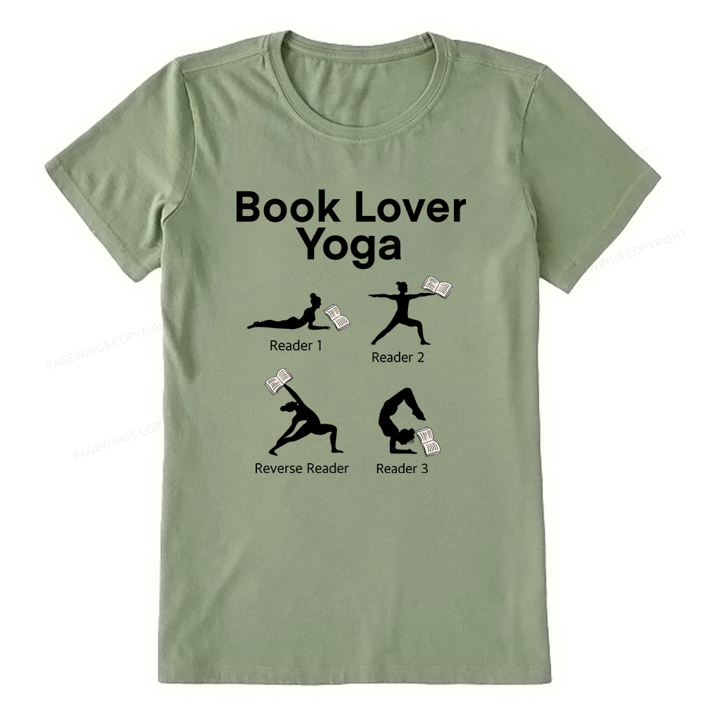 Pagewings Book Lover Yoga 11978 Bookish Unisex Classic T-shirt