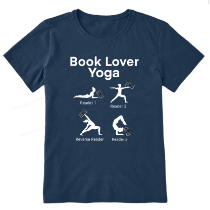 Pagewings Book Lover Yoga 11978 Bookish Unisex Classic T-shirt