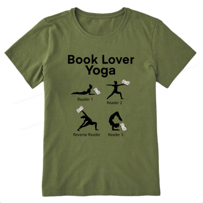 Pagewings Book Lover Yoga 11978 Bookish Unisex Classic T-shirt