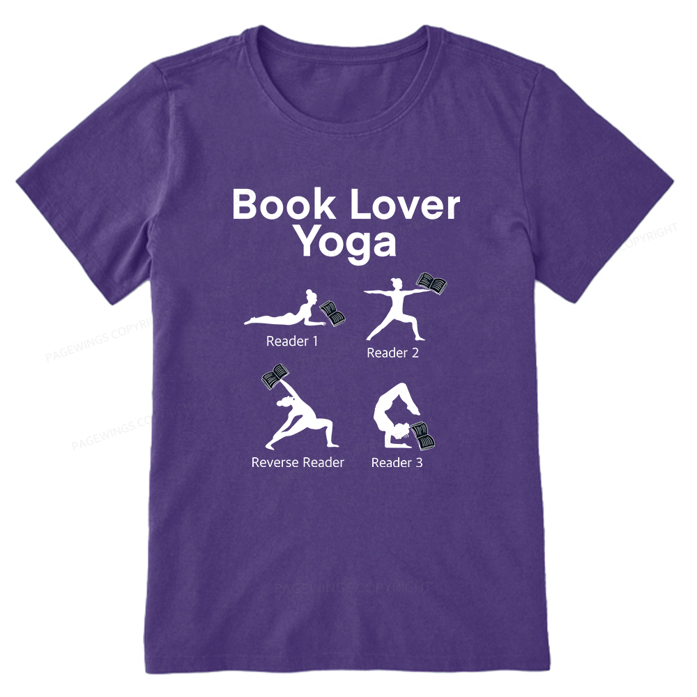 Pagewings Book Lover Yoga 11978 Bookish Unisex Classic T-shirt