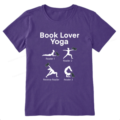 Pagewings Book Lover Yoga 11978 Bookish Unisex Classic T-shirt