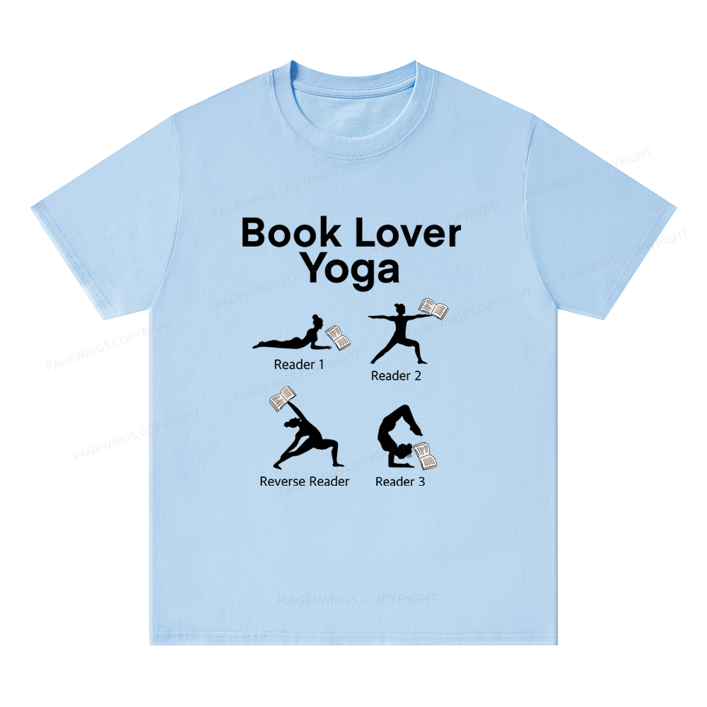 Pagewings Book Lover Yoga 11978 Bookish Unisex Classic T-shirt