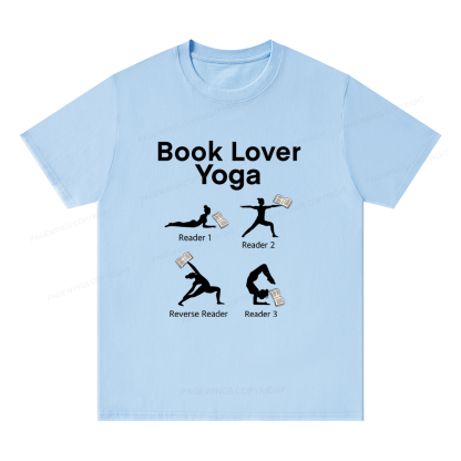 Pagewings Book Lover Yoga 11978 Bookish Unisex Classic T-shirt