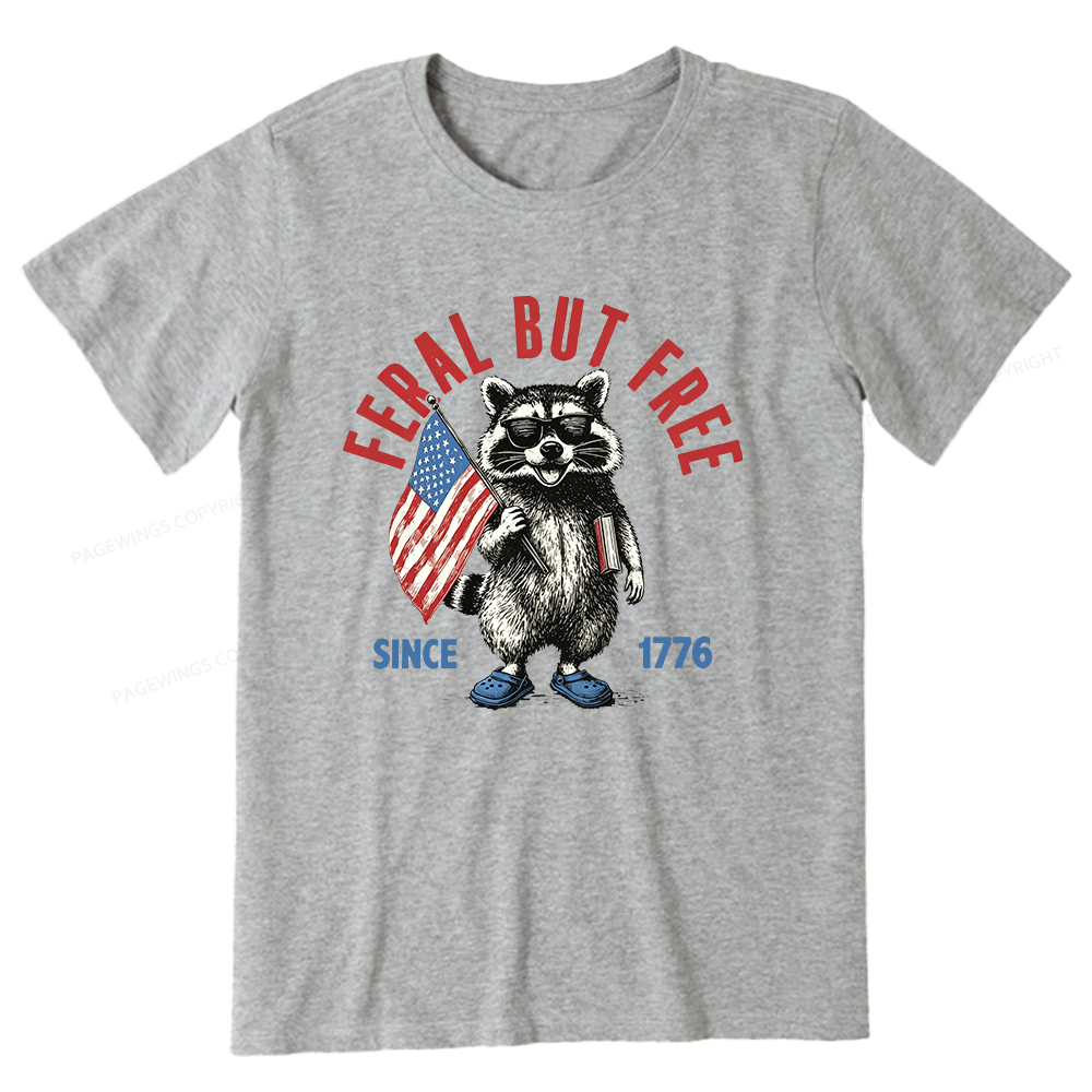 Pagewings Feral But Free 15618 Bookish Unisex Classic T-shirt
