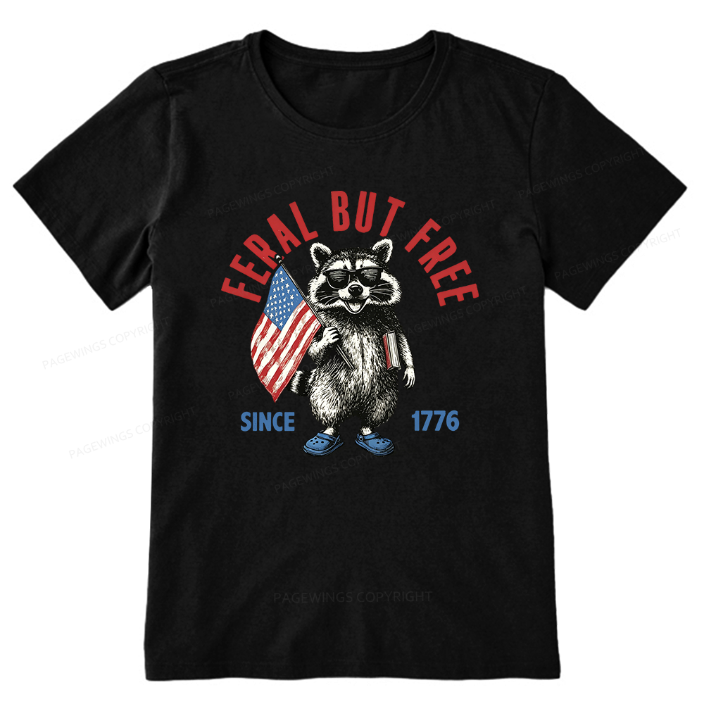 Pagewings Feral But Free 15618 Bookish Unisex Classic T-shirt