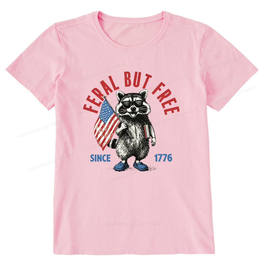 Pagewings Feral But Free 15618 Bookish Unisex Classic T-shirt