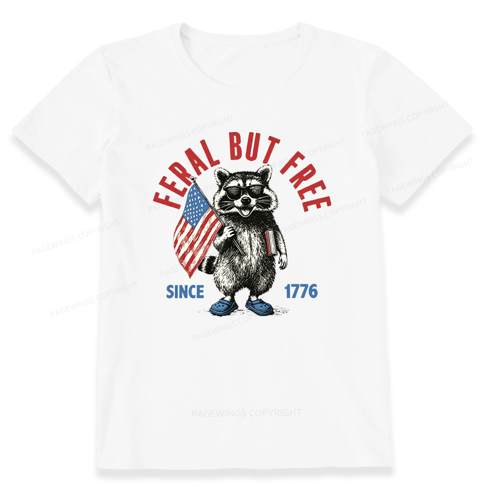 Pagewings Feral But Free 15618 Bookish Unisex Classic T-shirt