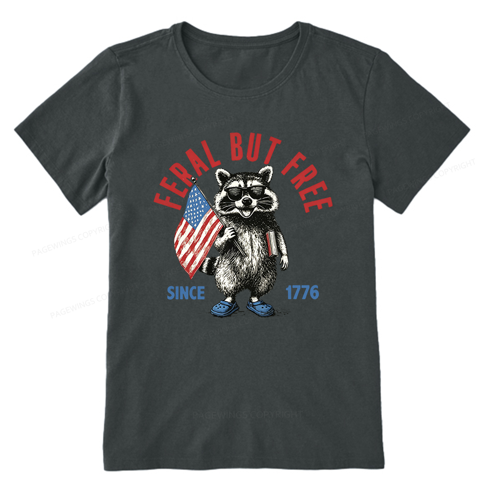 Pagewings Feral But Free 15618 Bookish Unisex Classic T-shirt