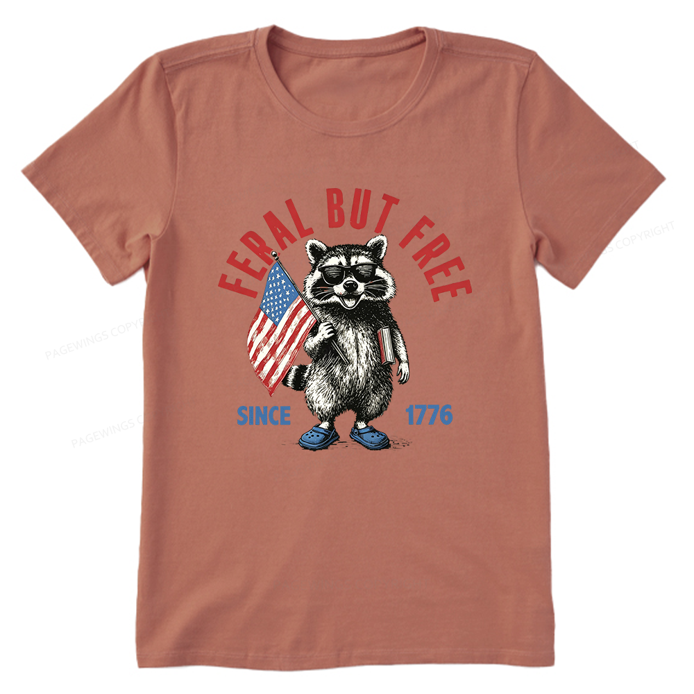 Pagewings Feral But Free 15618 Bookish Unisex Classic T-shirt