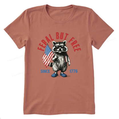 Pagewings Feral But Free 15618 Bookish Unisex Classic T-shirt