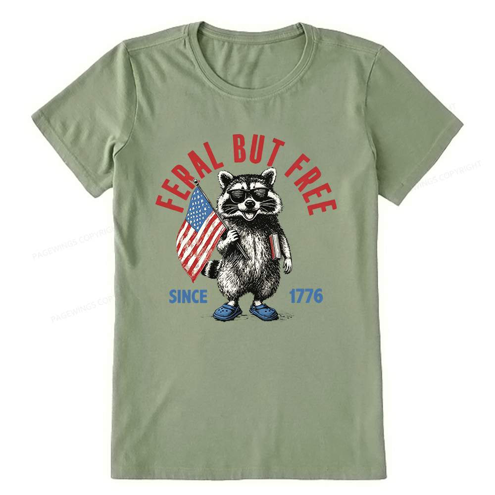 Pagewings Feral But Free 15618 Bookish Unisex Classic T-shirt
