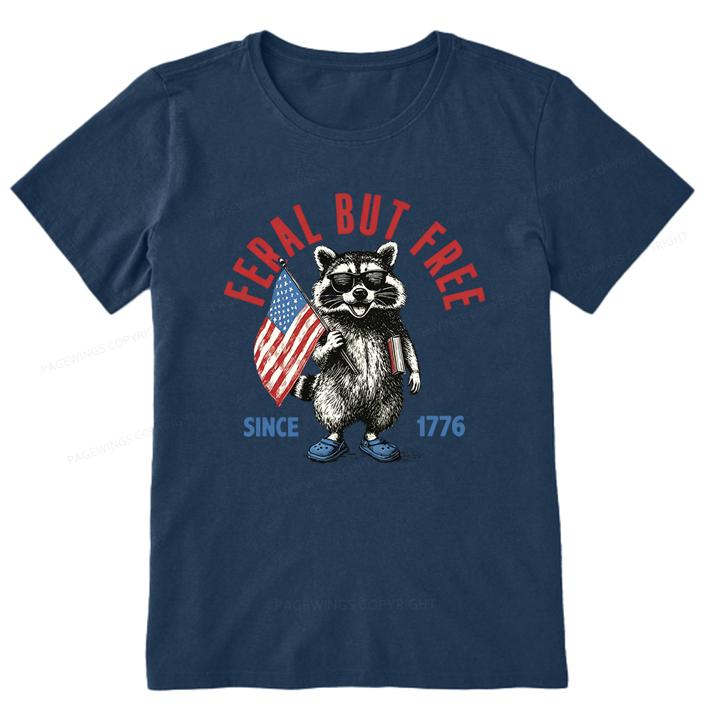 Pagewings Feral But Free 15618 Bookish Unisex Classic T-shirt