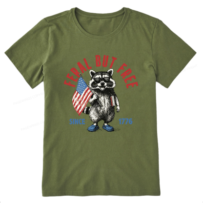 Pagewings Feral But Free 15618 Bookish Unisex Classic T-shirt