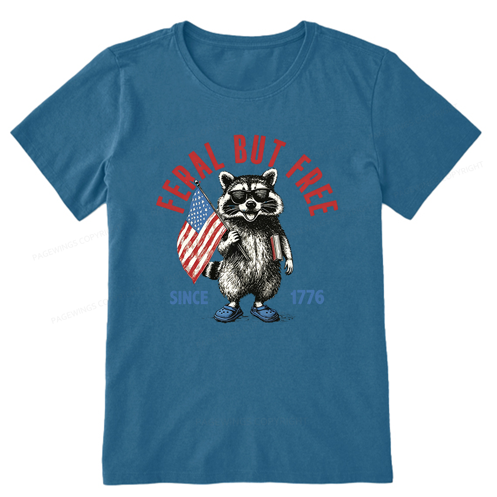 Pagewings Feral But Free 15618 Bookish Unisex Classic T-shirt
