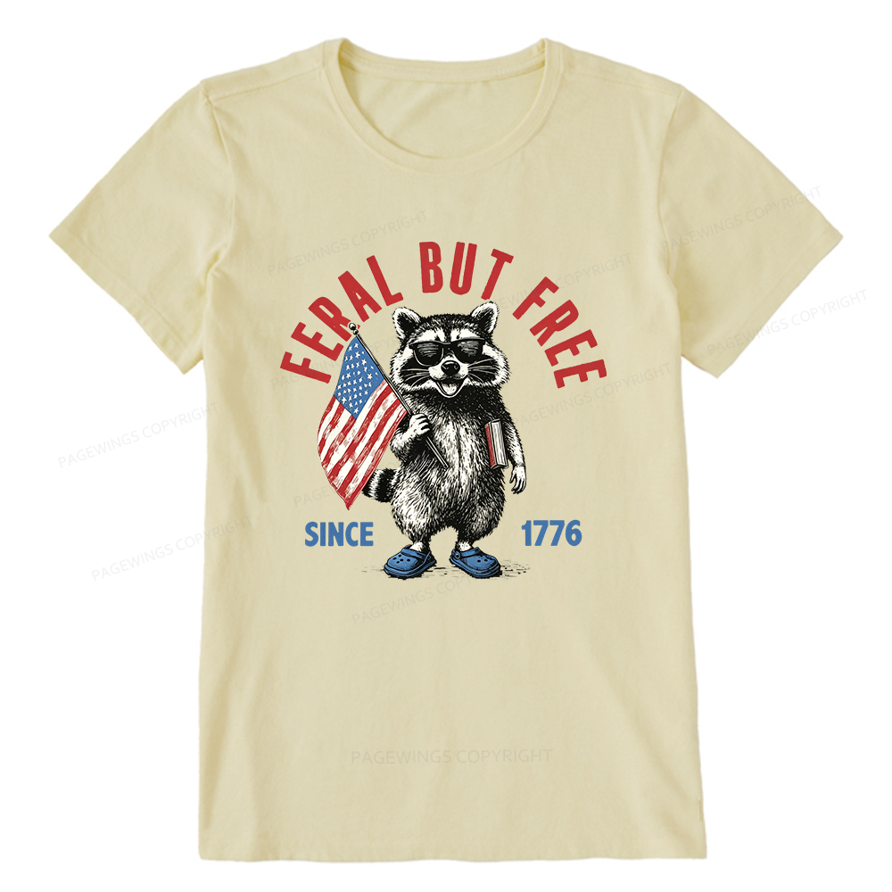 Pagewings Feral But Free 15618 Bookish Unisex Classic T-shirt