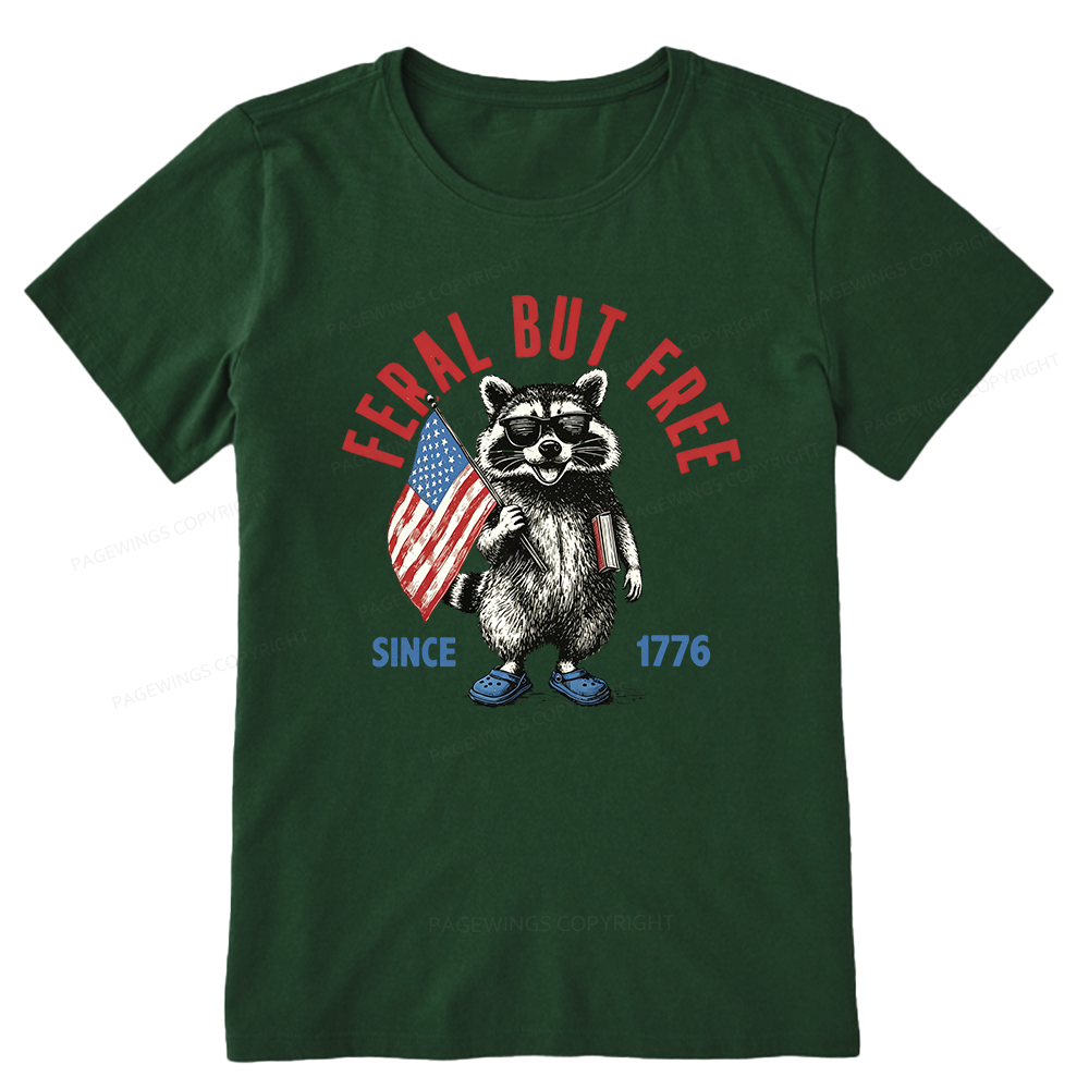 Pagewings Feral But Free 15618 Bookish Unisex Classic T-shirt
