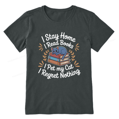 Pagewings I Read Books Pet My Cat 12550 Bookish Unisex Classic T-shirt