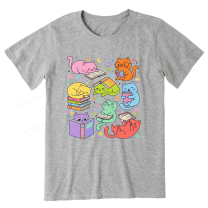Pagewings Reading Cat 15355 Bookish Unisex Classic T-shirt