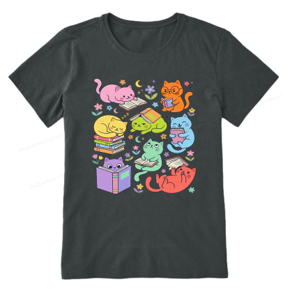 Pagewings Reading Cat Bookish Unisex Classic T-shirt
