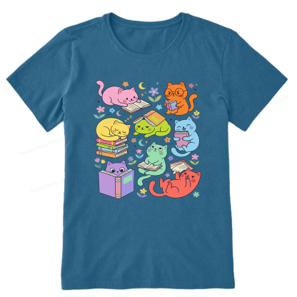 Pagewings Reading Cat Bookish Unisex Classic T-shirt