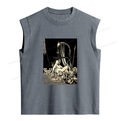 Pagewing Girls Will Be Girls Women's Washed Tank Top