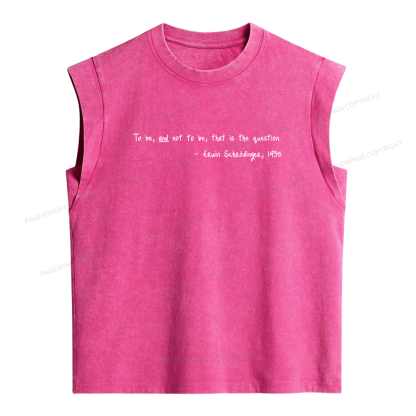 Pagewing That Is The Question Women's Washed Tank Top