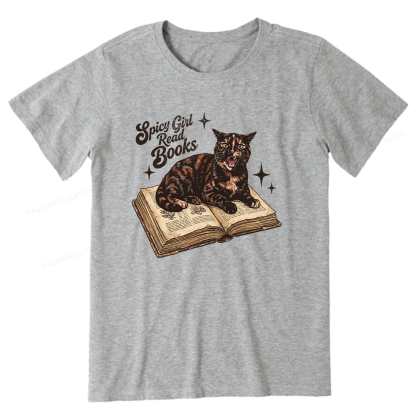 Pagewings Spicy Girl Read Books 15959 Bookish Unisex Classic T-shirt
