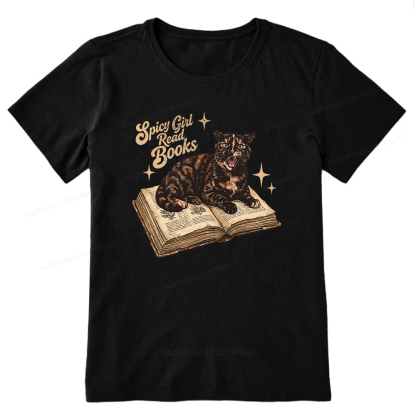 Pagewings Spicy Girl Read Books 15959 Bookish Unisex Classic T-shirt