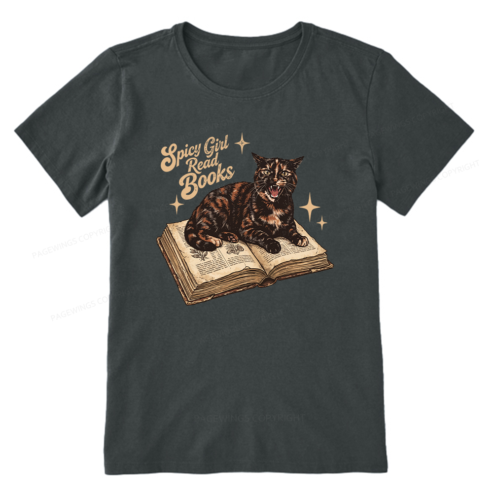 Pagewings Spicy Girl Read Books 15959 Bookish Unisex Classic T-shirt