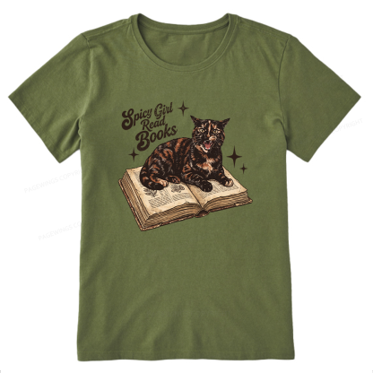 Pagewings Spicy Girl Read Books 15959 Bookish Unisex Classic T-shirt