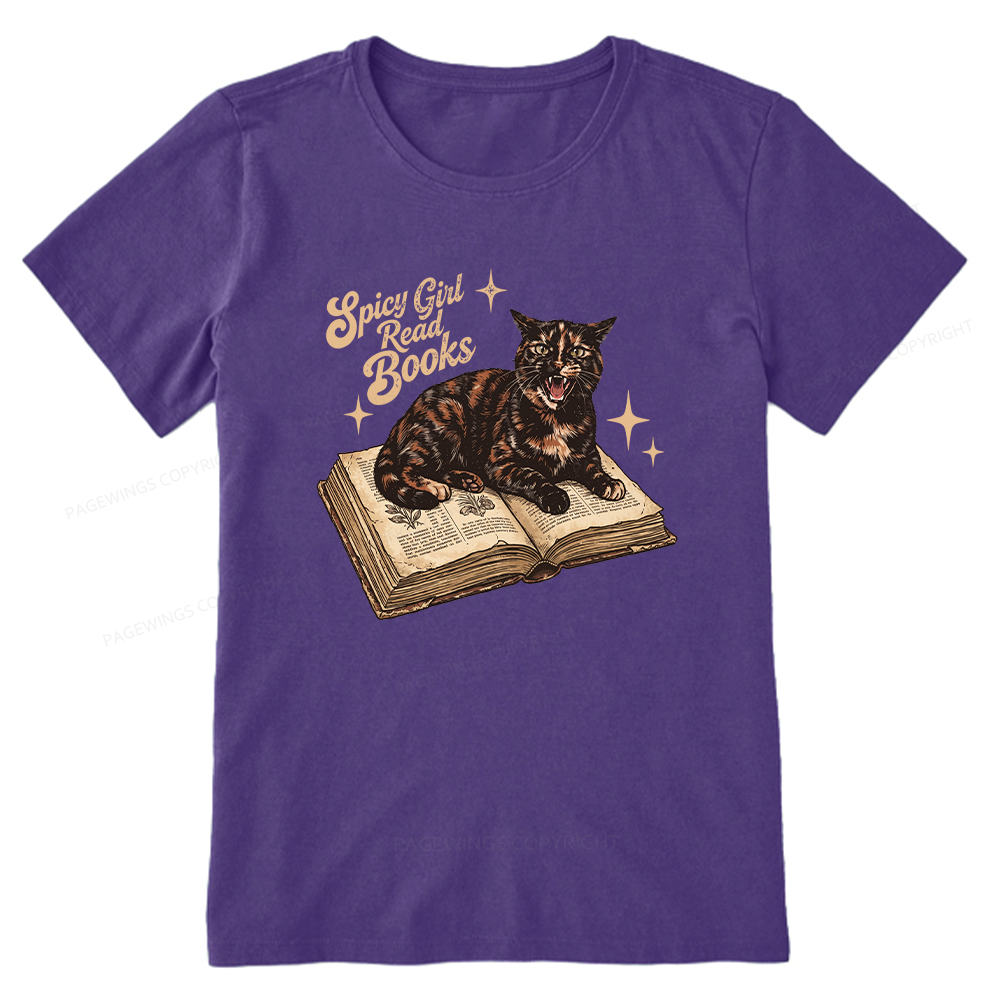 Pagewings Spicy Girl Read Books 15959 Bookish Unisex Classic T-shirt