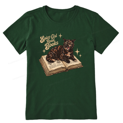 Pagewings Spicy Girl Read Books 15959 Bookish Unisex Classic T-shirt
