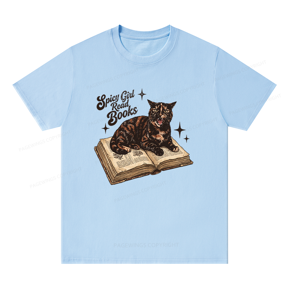 Pagewings Spicy Girl Read Books 15959 Bookish Unisex Classic T-shirt