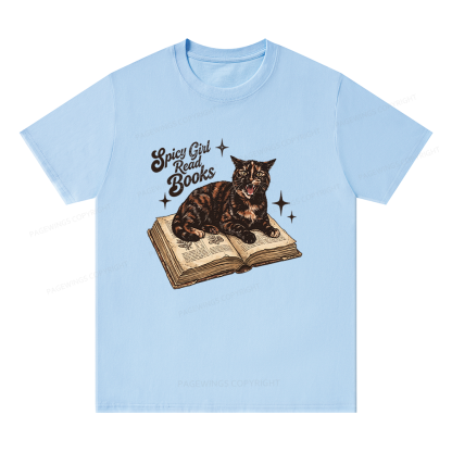 Pagewings Spicy Girl Read Books 15959 Bookish Unisex Classic T-shirt