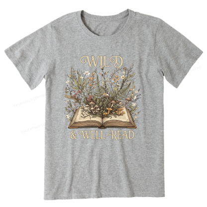 Pagewings Wild And Well-Read 15331 Bookish Unisex Classic T-shirt