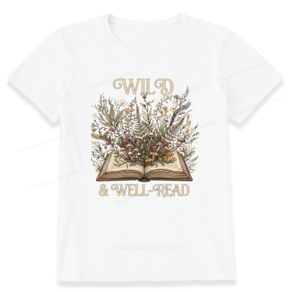 Pagewings Wild And Well-Read 15331 Bookish Unisex Classic T-shirt
